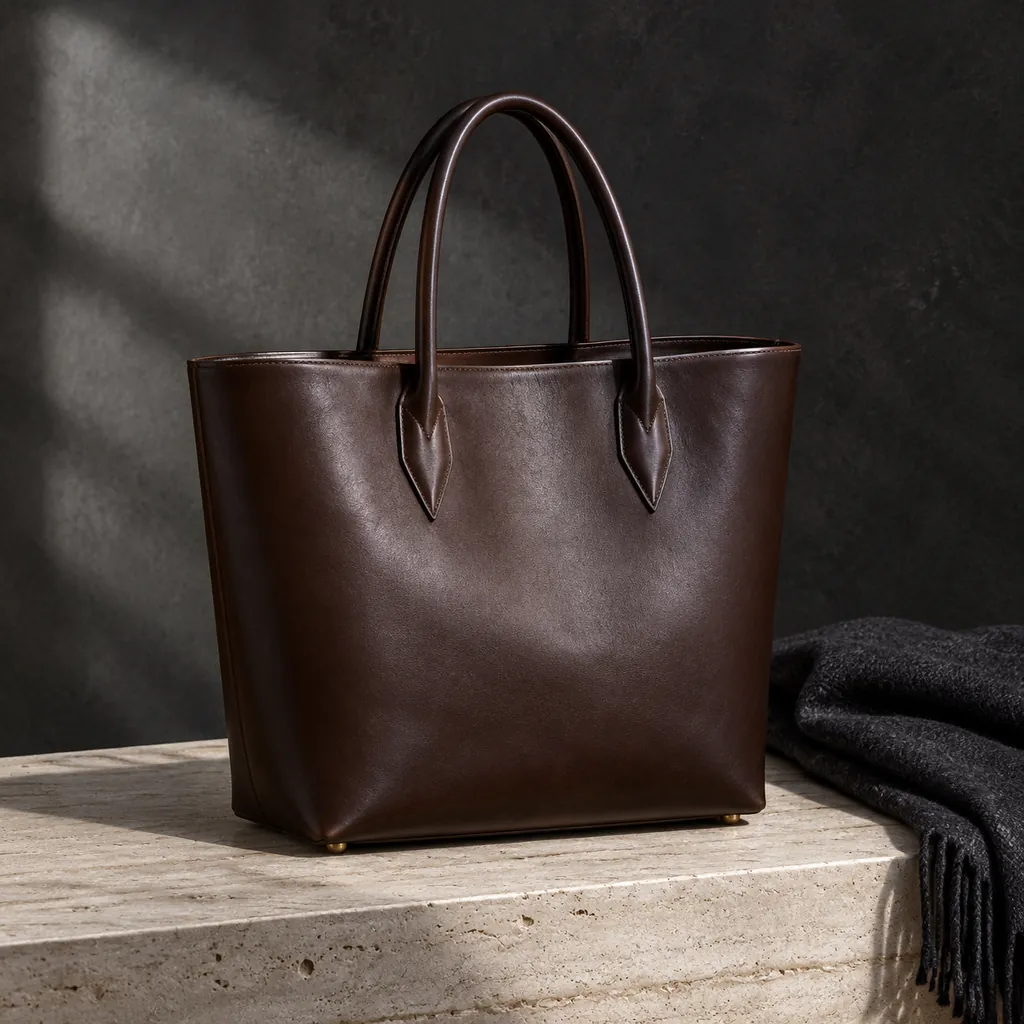 A tote that stands is a tote built from thicker hide.